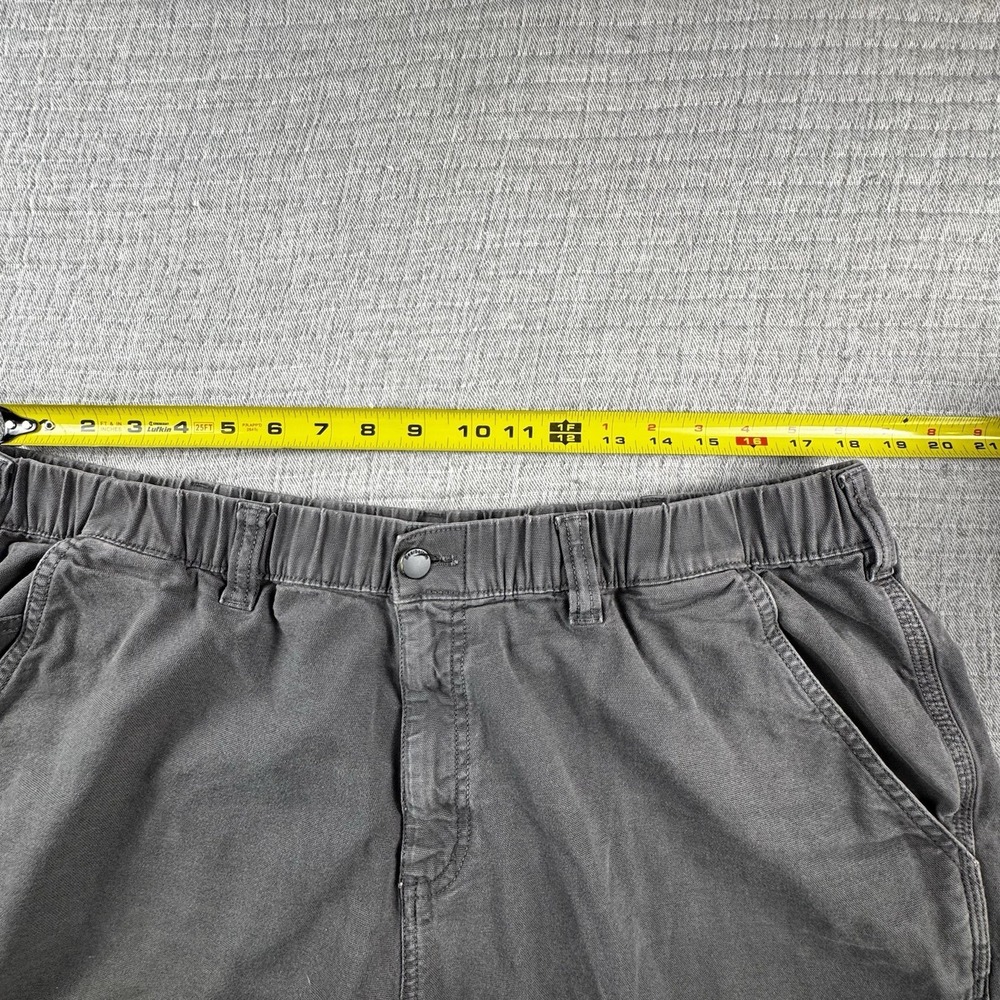 Bearbottom Stretchy Canvas Short Men XXL Gray 7" Pockets Cotton Performance Hike - Picture 4 of 7